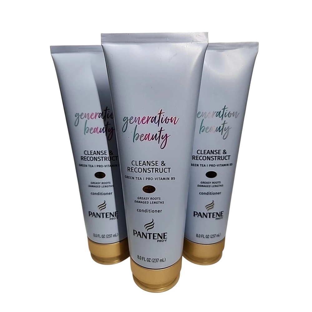 Pantene Conditioner Cleanse & Reconstruct Pack of 3 – 8oz Each